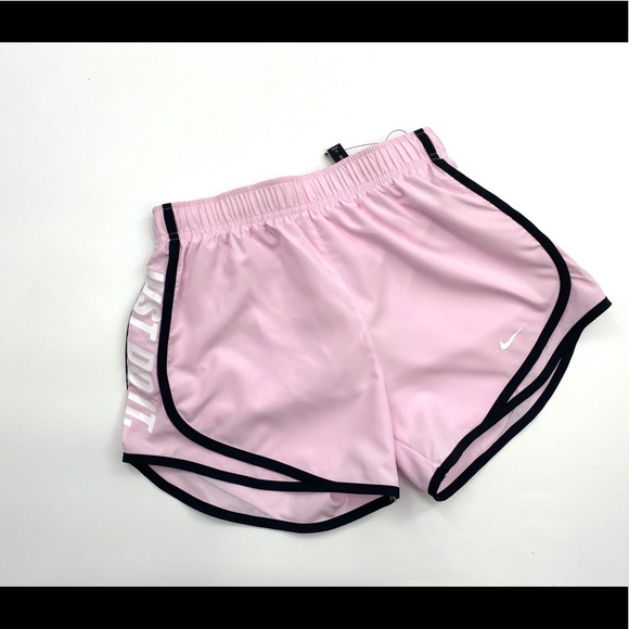 Nike Dry-Fir Lined ‘Pink/Black’ Running Shorts Woman’s Size XSmall - Picture 1 of 2